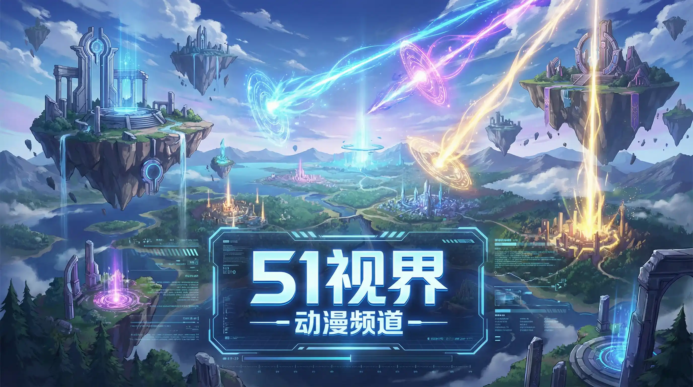 奇幻动漫世界浮空岛屿 - 知花美沙 动漫资讯